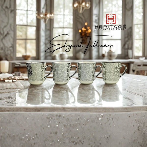 HERITAGE MUG SILK FLOW 6 PC Set