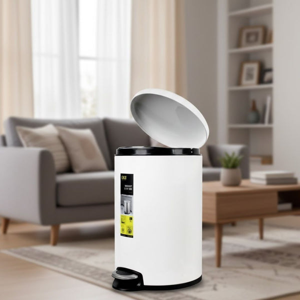 EKO MAGGEY STEP BIN 9213 WHITE