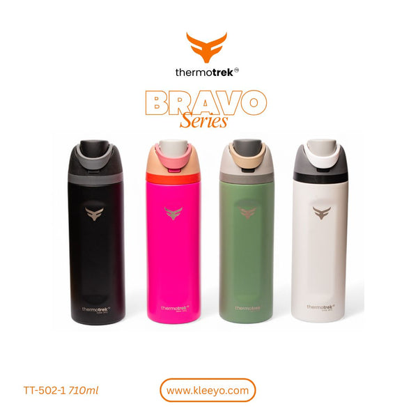 ThermoTrek Sport Bottle Bravo 710ml – Leak-Proof, Insulated, Travel-Friendly Water Bottle