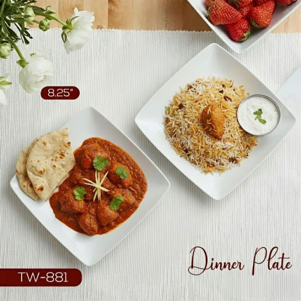 Touchwood England Square Dinner Plate