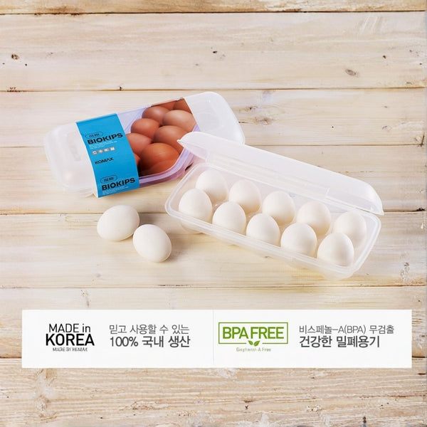 KOMAX BIOKIPS Egg Box – Airtight Egg Storage Container