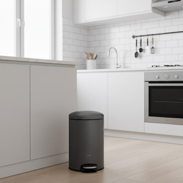 EKO MAGGEY STEP BIN EK9213 BLACK