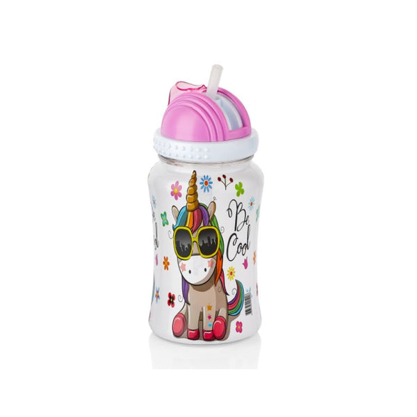 Zuzu Water Bottle with Straw