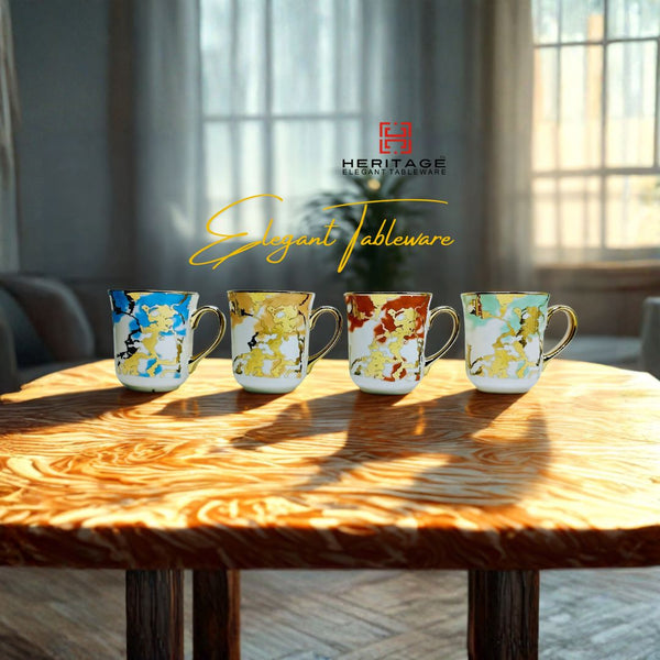 HERITAGE MUG CRACK 6 PC Set