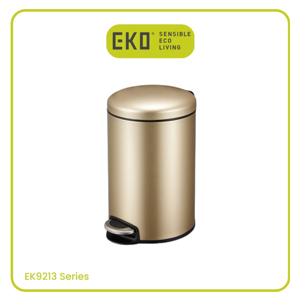 EKO MAGGEY STEP BIN EK9113 GOLD