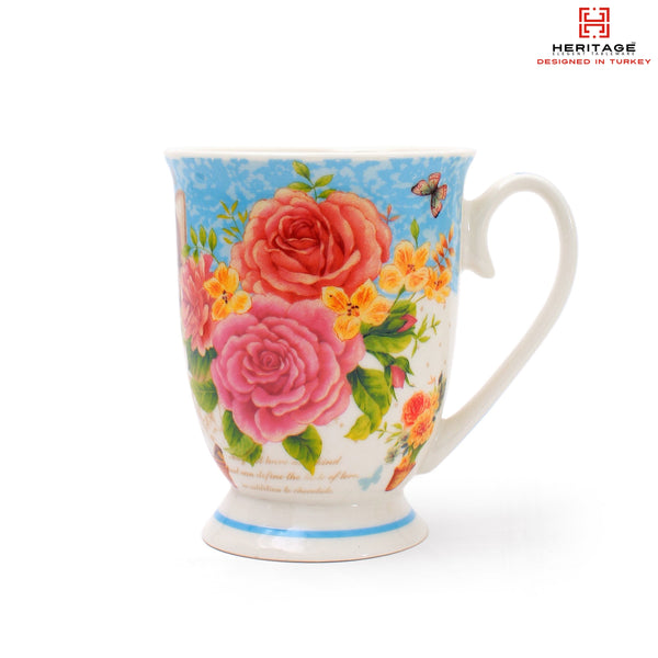 Heritage Belly Roses Mug – 6 Pieces Set