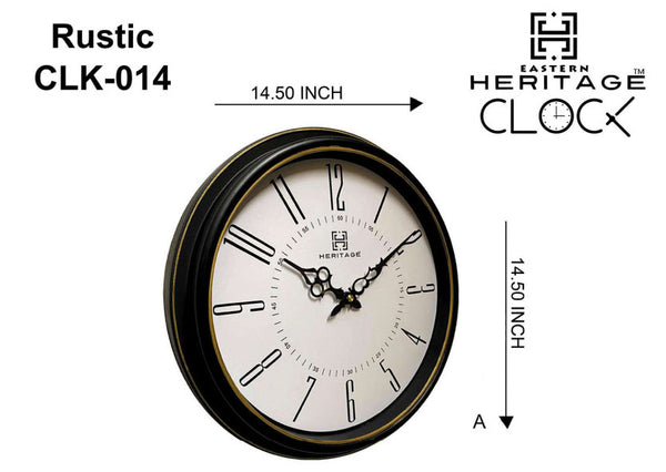 Heritage Wall Clock RUSTIC