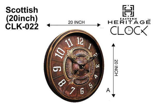 Heritage Wall Clock SCOTTISH