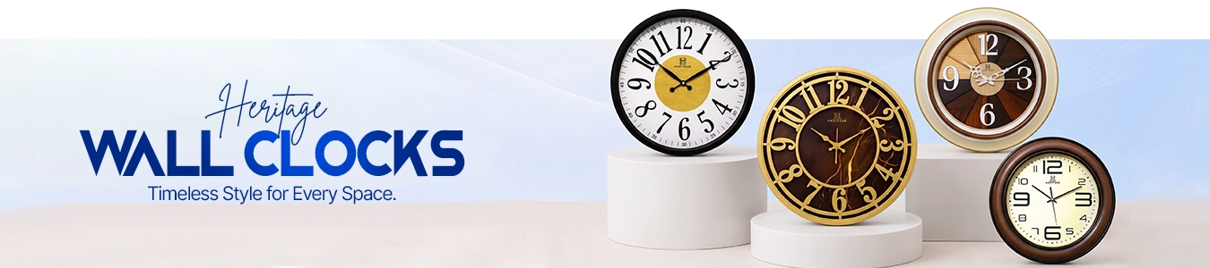 Heritage Wall Clock Sale Banner