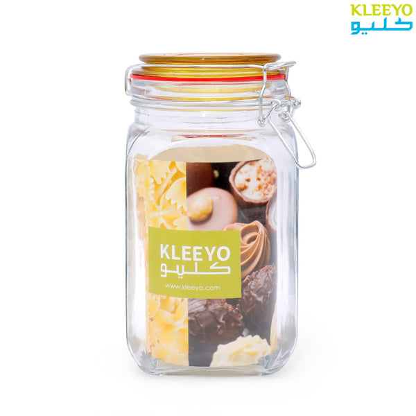 Glass Storage Jar With Lock
