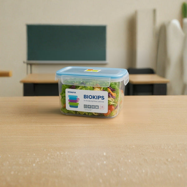 Komax BIOKIPS R21 – 1L Airtight Square Food Storage Container