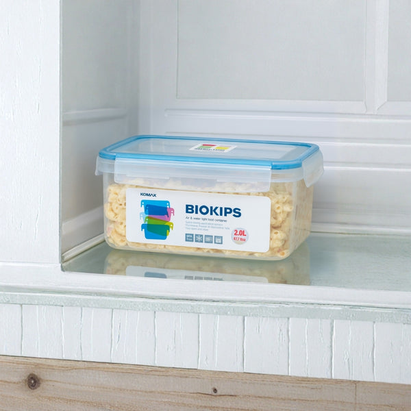 Komax BIOKIPS R40 – 2L Airtight Large Rectangular Food Storage Container
