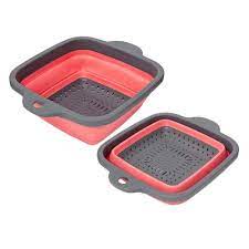 SQUARE ACCORDION STRAINER
