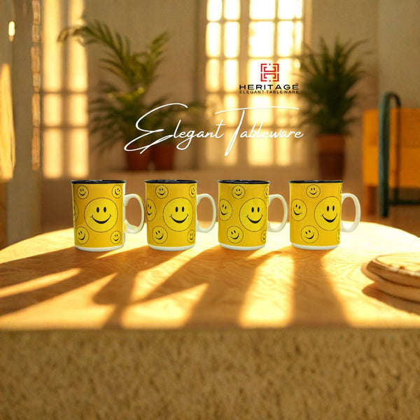 HERITAGE SMILEY MUG  6 PC Set