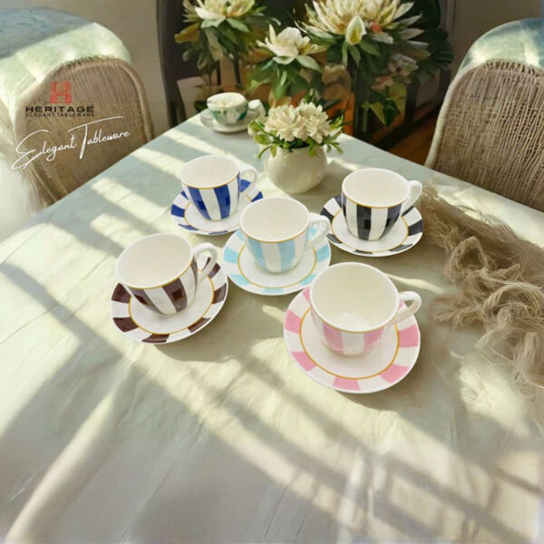 Heritage Milano – Set Of 6 Cups And Saucers