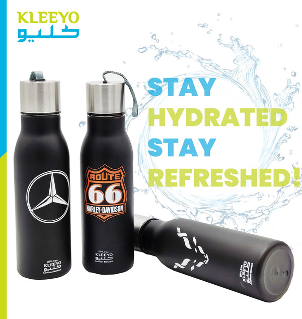 Kleeyo Performance Active Sport Bottle 550ml Black