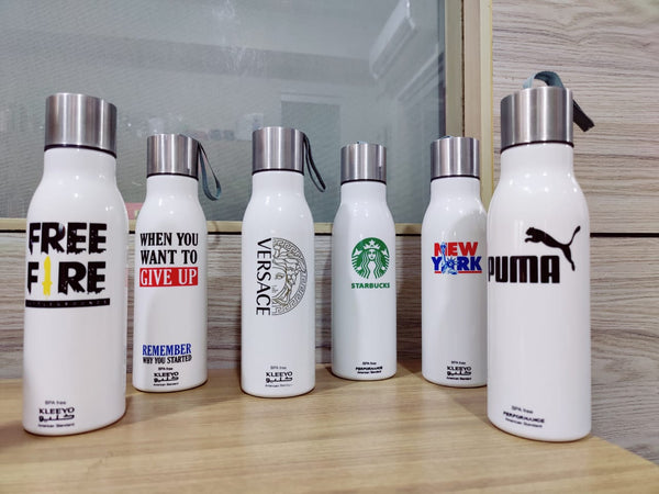 Kleeyo Performance Active Sport Bottle 550ml White