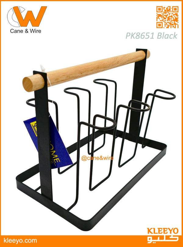 Glass Stand Black Coated