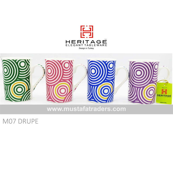 HERITAGE MUG DRUPE 6 PC Set