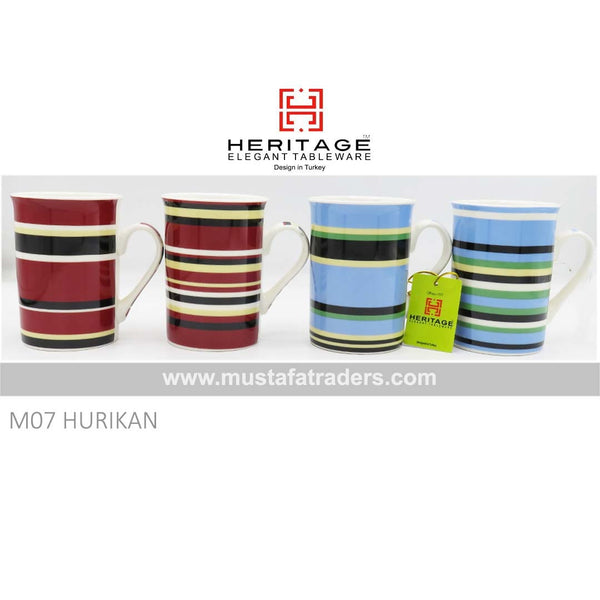 HERITAGE MUG HURIKAN 6PC Set
