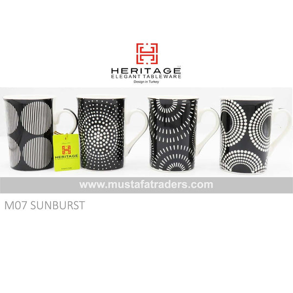 HERITAGE MUG SUNBRURST 6 PC Set