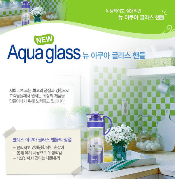KOMAX JUG AQUA GLASS 1.4L