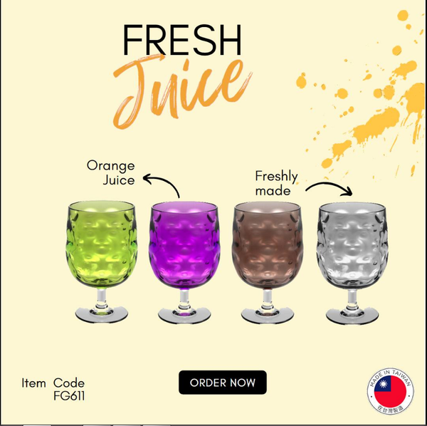 Acrylic Wine Glass Stickable