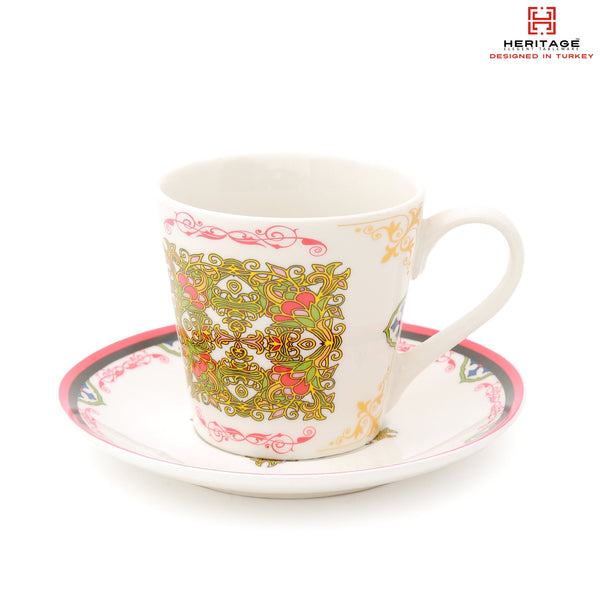 Heritage Glorious – Set Of 6 Cups And Saucers