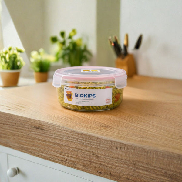 KOMAX BIOKIPS Round Airtight Food Container C2  – 570ml