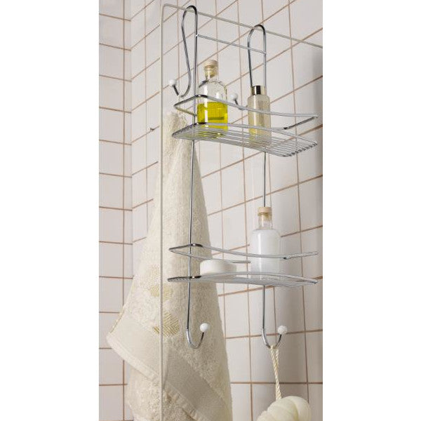 Primanova Fest Shower Cabin Bathroom Shelf With 2 Shelves