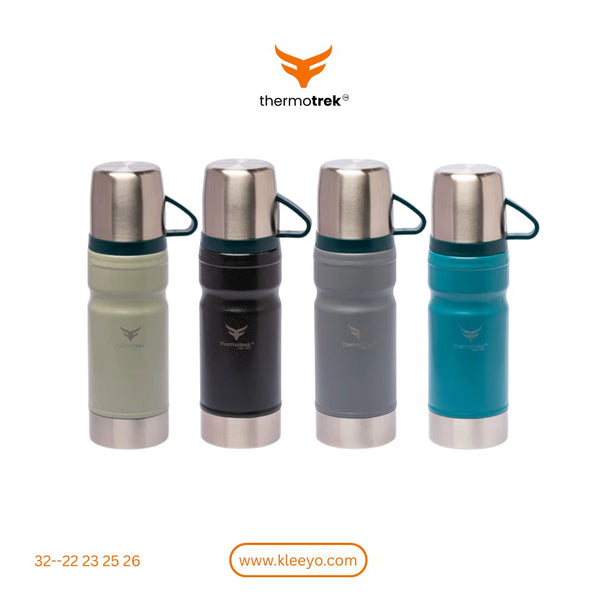 Thermotrek Stainless Steel Insulated Water Bottle with Screw-On Cap -  (680ml)