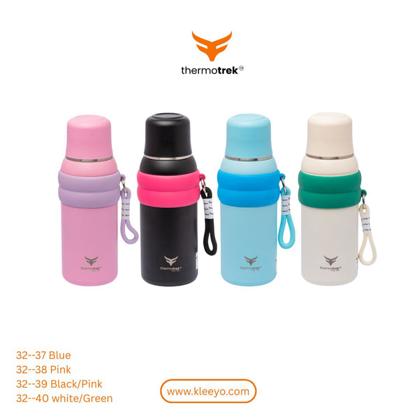 ThermoTrek Soft-Touch Series Stainless Steel Insulated Water Bottle with Screw-On Cap – 800ml