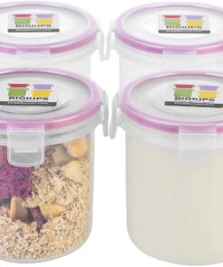Komax Biokips Overnight Oats / Lentils / Dry Container (Set of 4)