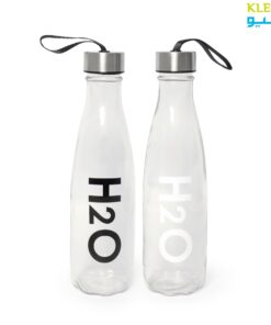 Glass Water Bottle H2O With Strap 580Ml
