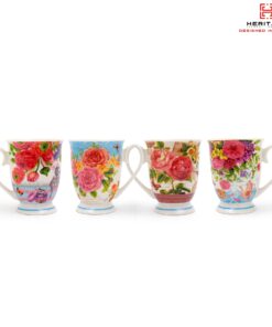 Heritage Belly Roses Mug - 6 Pieces Set