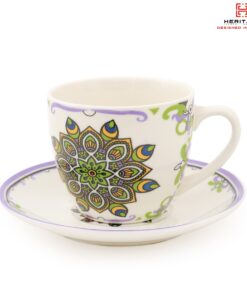 Heritage Delight - Set Of 6 Cups And Saucers