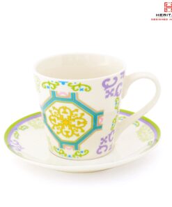 Heritage Bonito - Set Of 6 Cups And Saucers