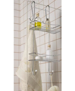 Primanova Fest Shower Cabin Bathroom Shelf With 2 Shelves