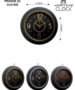 Heritage Wall Clock PRAGUE 2