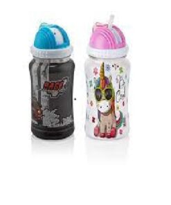 Zuzu Water Bottle with Straw